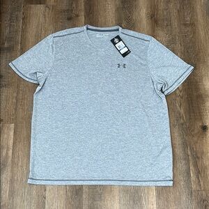 Under Armour Gray Short Sleeve Tee Performance Fabric